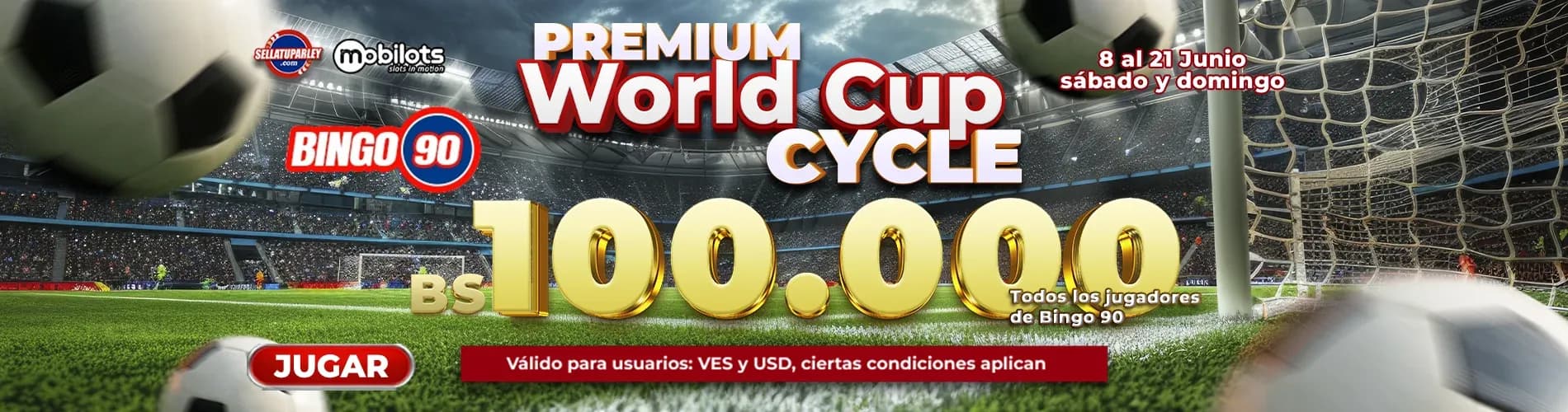 Mobilots Bingo 90 World Cup VEN