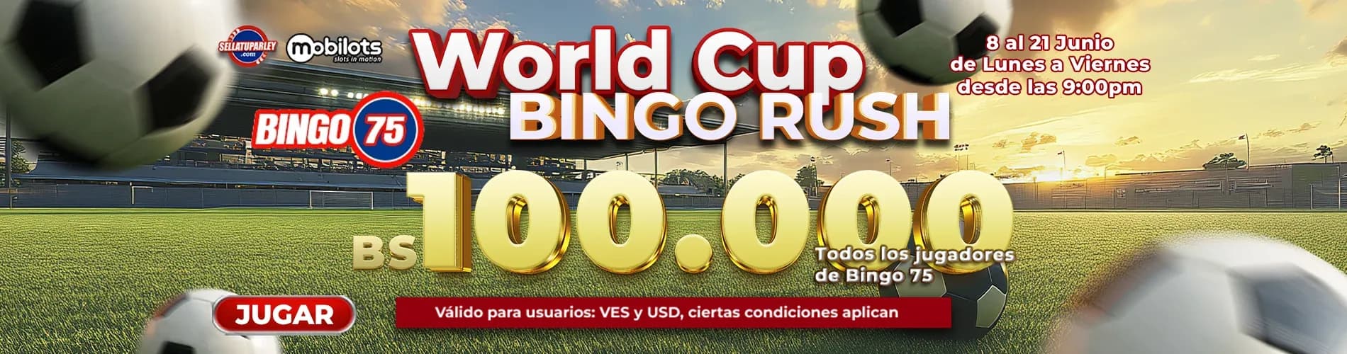 Mobilots  Bingo 75 World Cup  VEN
